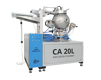 Flammable Gas, Dust Dispersion, Vapours - Explosion Chambers for gases and dusts CA 20L